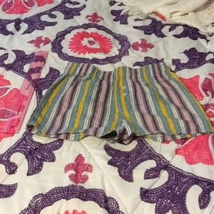 Pajama short shorts