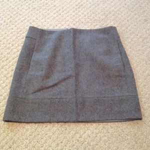 **SOLD** Jcrew Gray Wool Mini Skirt