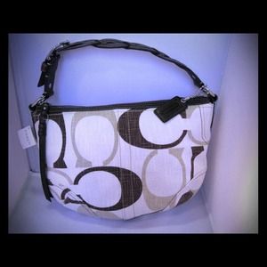 Coach Tonal "C"  Hobo Purse