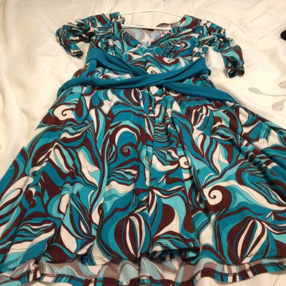 Mid arm tie up dress