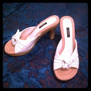 White bow heels ¡reduced!