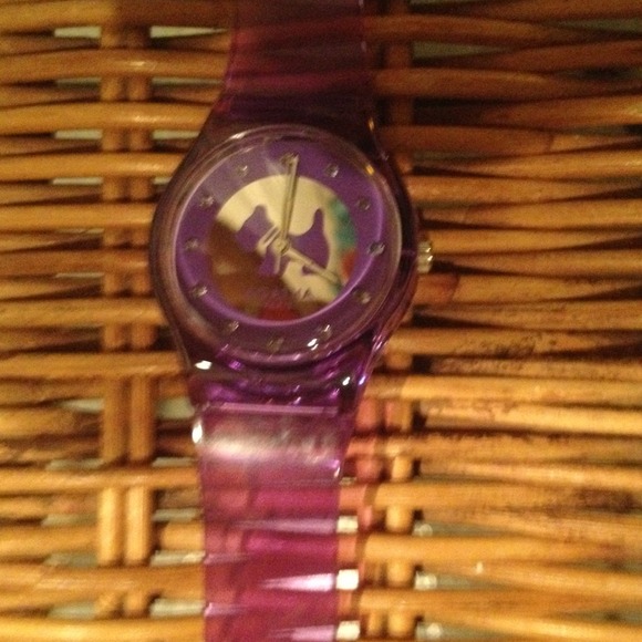 SOLD Purple Scottie dog watch by Agatha Paris - Picture 3 of 4