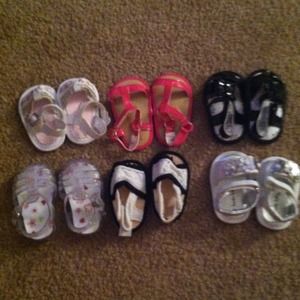 Girls sandals sizes 0 & 1