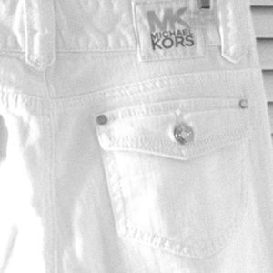 MICHAEL KORS White Denim Jeans Size 6