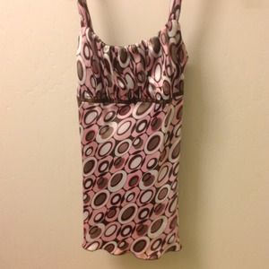 Light pink silky top