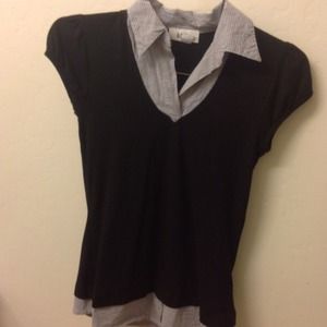 Black w grey top