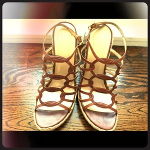 Stuart Weizmann wedges in brown