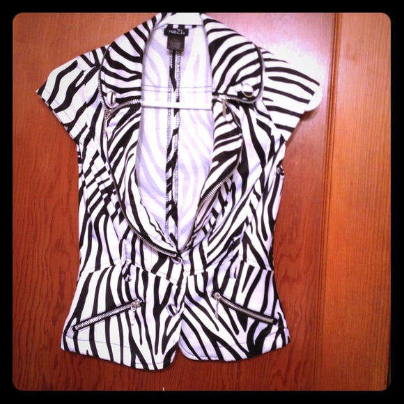 A zebra print vest:)