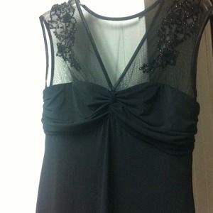 Delivered evenng dress plus coach mule