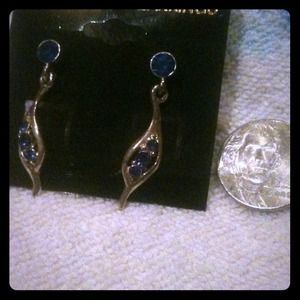 *RESERVED*  Dark blue dangles