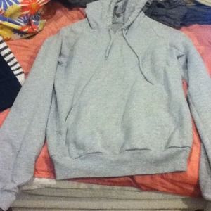 Tri blend grey fit hoodie