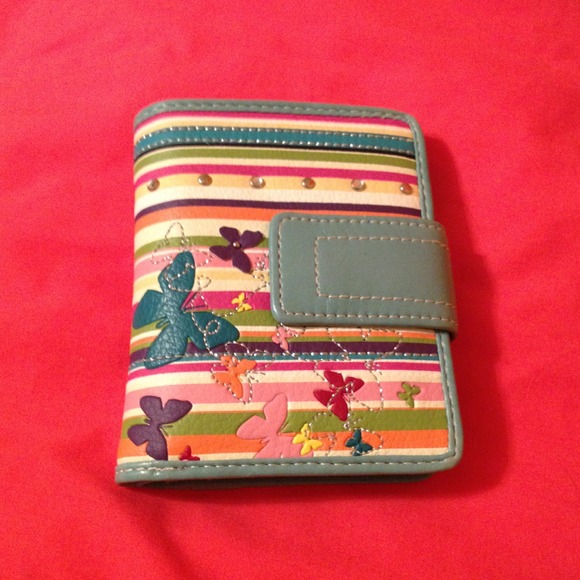 Butterfly Striped wallet