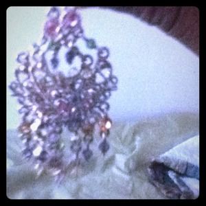 Colorful dangly earings