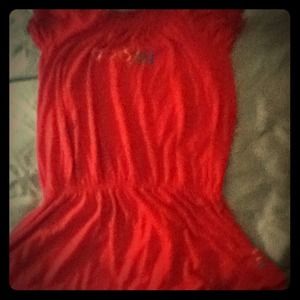Red coogii dress