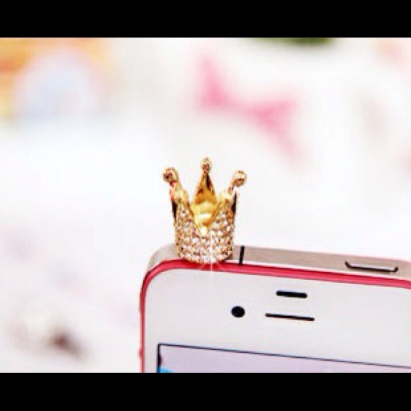 Gold or Silver crown accessory for phone - Picture 2 of 4