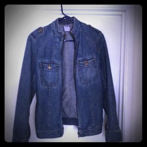 Denim Moto Jacket ...