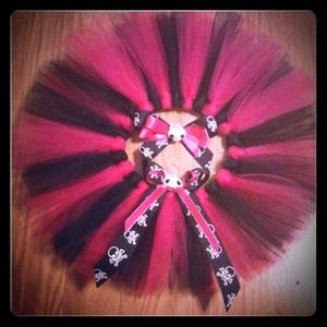 Skull tutu up to 12 months