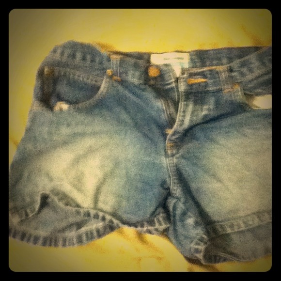 Blue jean shorts