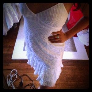 AE white halter dress