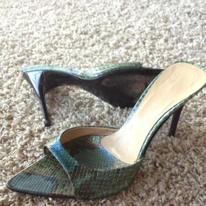 **SOLD**  Gianmarco Lorenzi Python Pumps 39 / 8.5