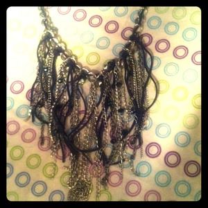 Fringe necklace