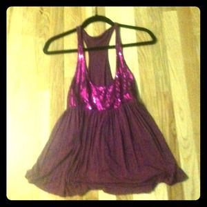 Sequin racerback babydoll