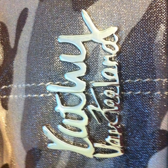 Kathy Blue/gray Camo purse (REDUCED) - Picture 2 of 2