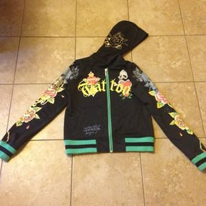 Like new Ed Hardy track jacket