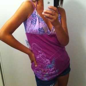 NEW Roxy top, purple and yellow bundle