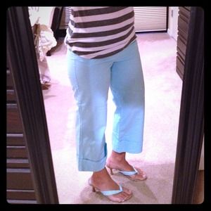 Aqua crop pants only worn twice!