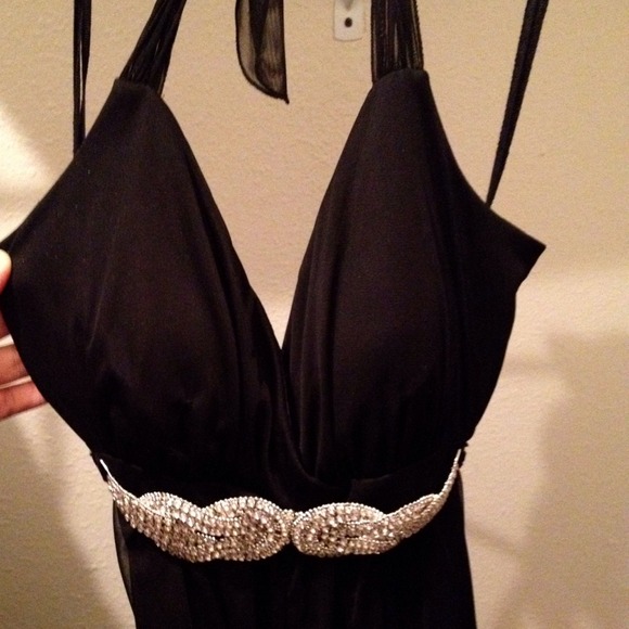 Black evening dress