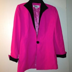 Christian Dior Hot Pink & black Blazer Jacket
