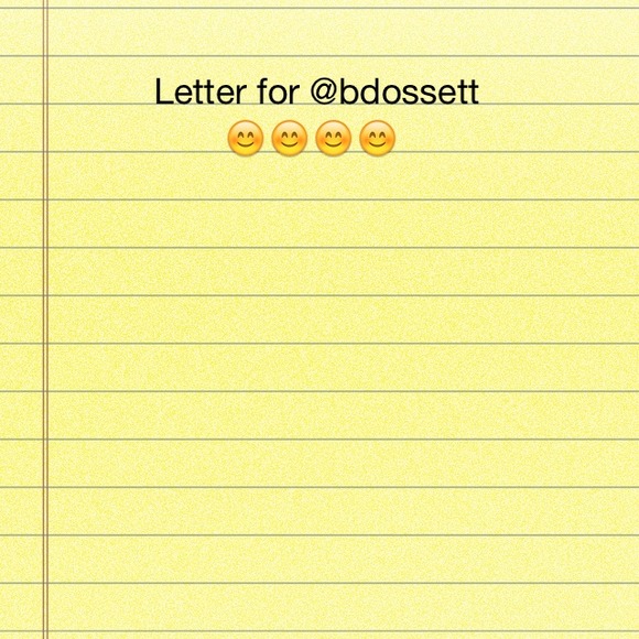 Individual letter