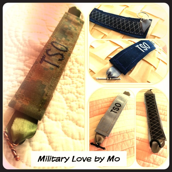 Name tape bracelets