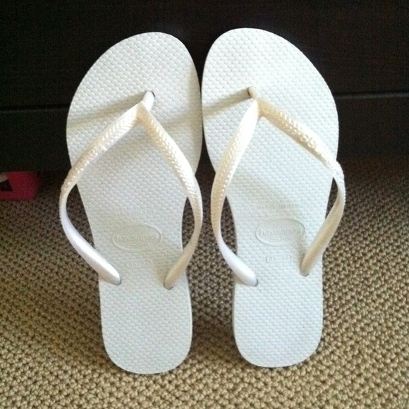 Reduced! Havaianas Slim in white