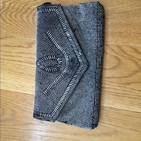 Handbags - Black beaded bag