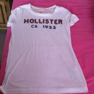 WHITE HOLLISTER CA 1922 SHIRT