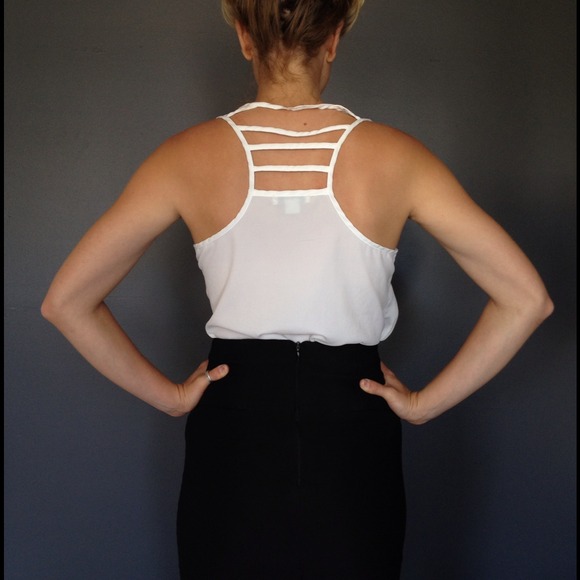 Chiffon Ladder Blouse