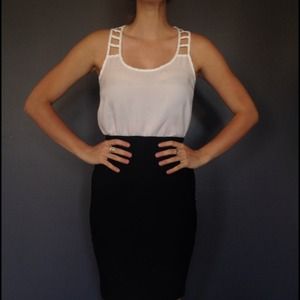 Tops - Chiffon Ladder Blouse Tops - Chiffon Ladder Blouse
