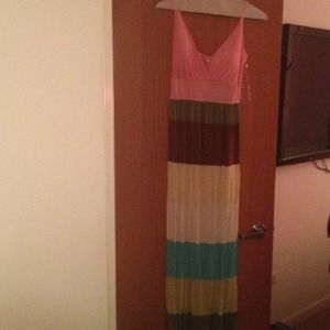 Multi color maxi dress