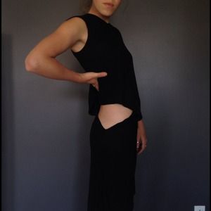 Cut-Out Side Asymmetrical Dress