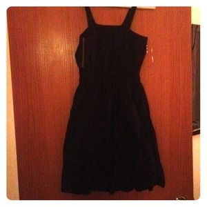 Black sun dress
