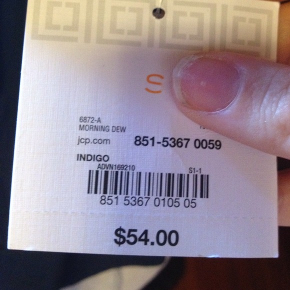 SOLD New With Tags Navy Vest - Picture 3 of 3