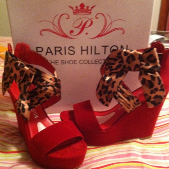 RESERVED Paris Hilton Platforms "Bow"