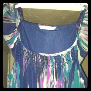 Mixed Colored Print Dress