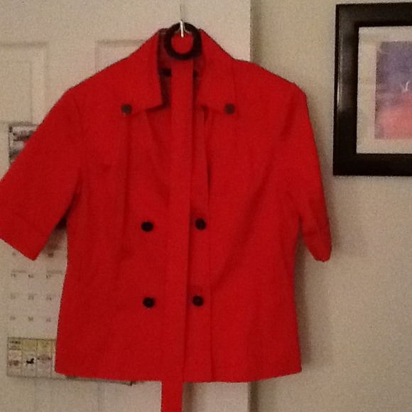 Orange Double Breasted Jacket