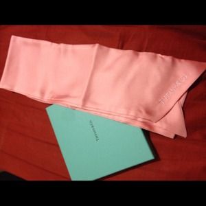 Brand New Tiffany & Co Pink Silk Belt