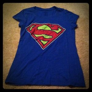 Superman T-shirt.