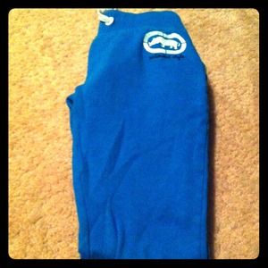 Echo Unlimited Red sweatpants.