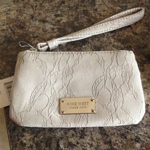 For @kathynt - NWT Nine West zip wristlet